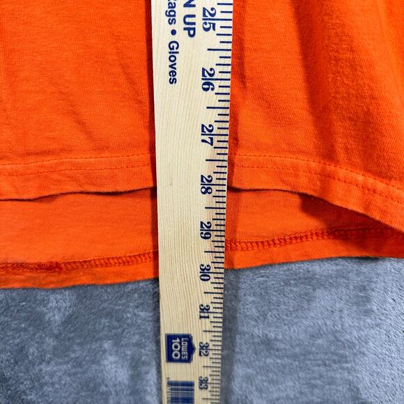 VINTAGE Auburn Iron Bowl Shirt Men's XL 2003 Orange Graphic Logo Hanes - Picture 5 of 7